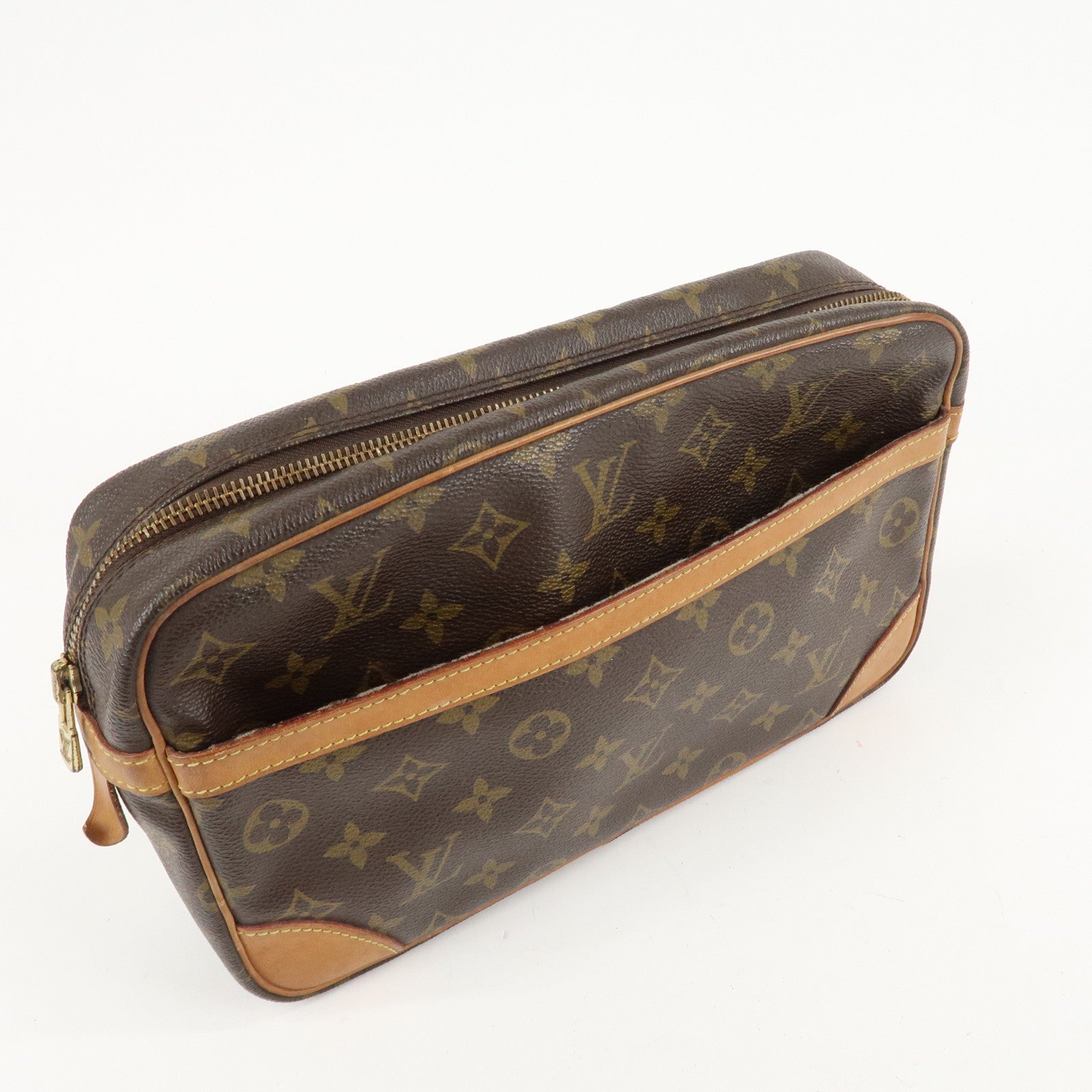 Louis Vuitton Monogram Compiegne 28 Pouch Clutch Bag M51845