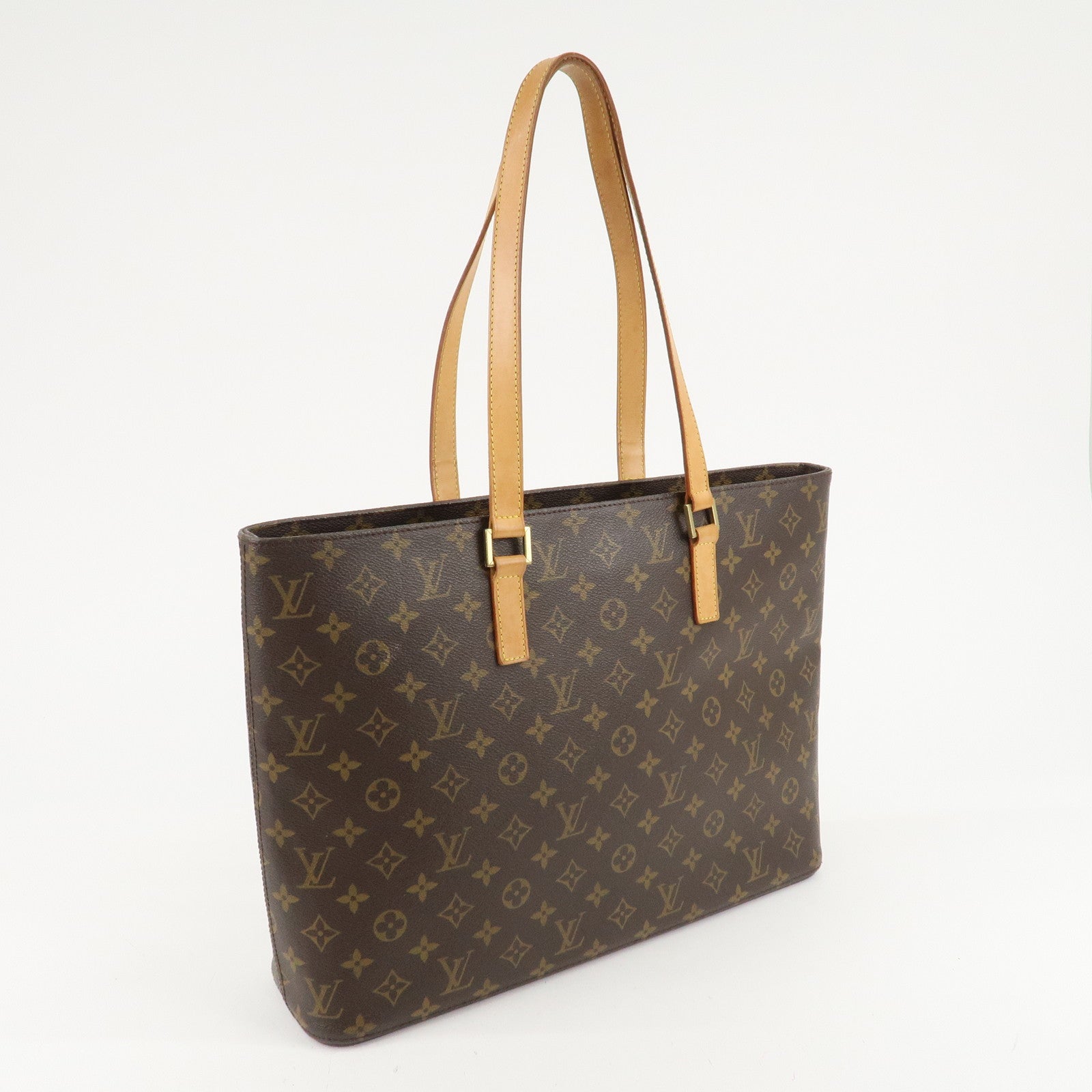 Louis Vuitton Monogram Luco Tote Bag Hand Bag Brown M51155