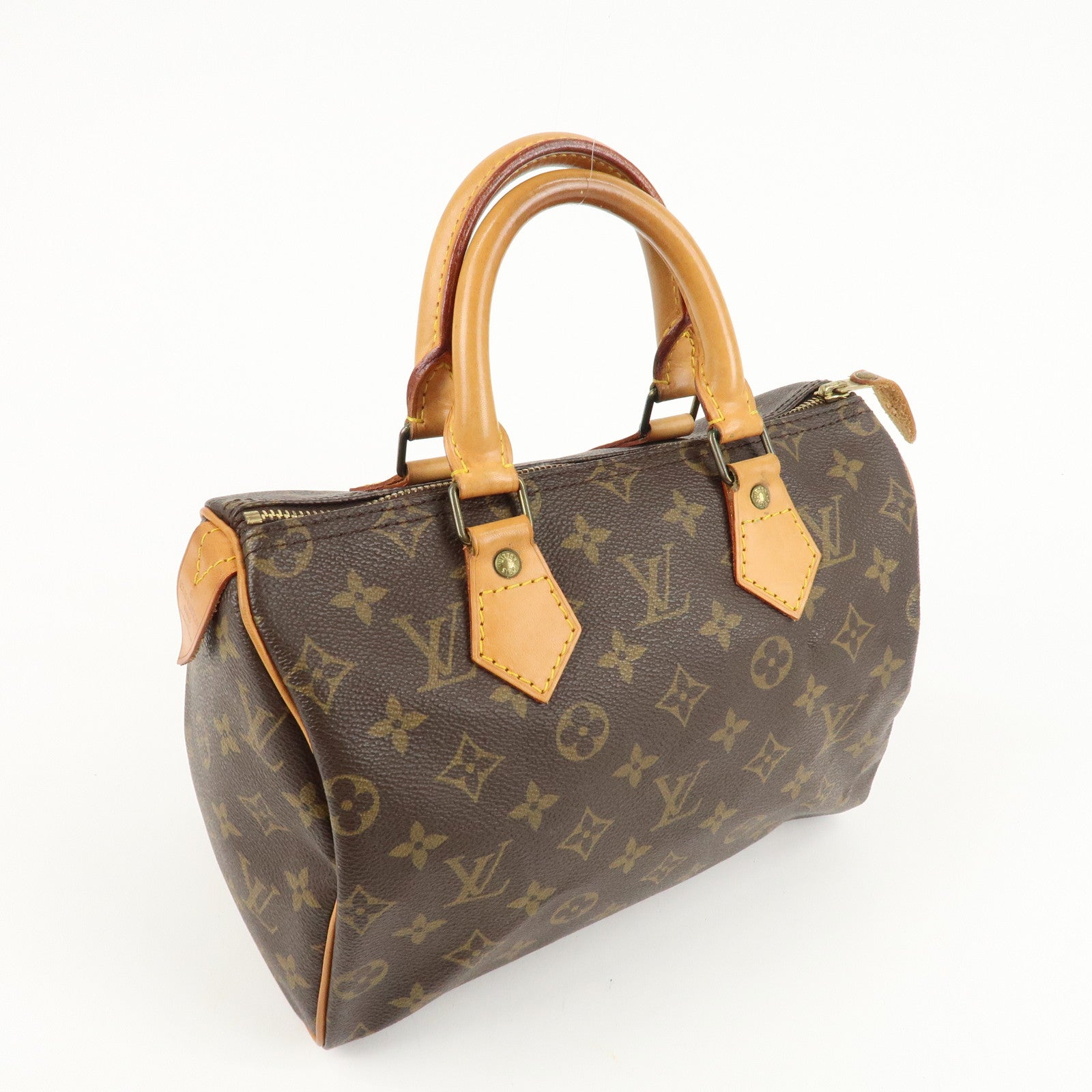 Louis Vuitton Monogram Speedy 25 Hand Bag Boston Bag M41528