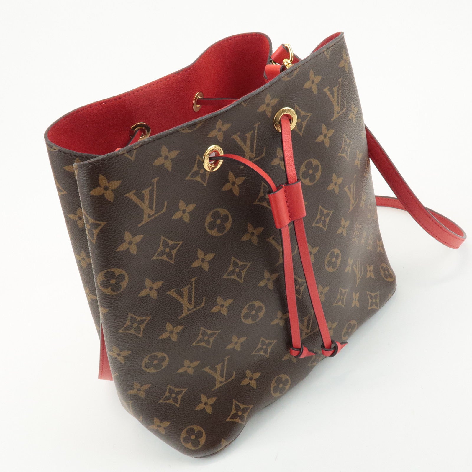 Louis Vuitton Monogram Neo Noe Shoulder Bag Brown M44021