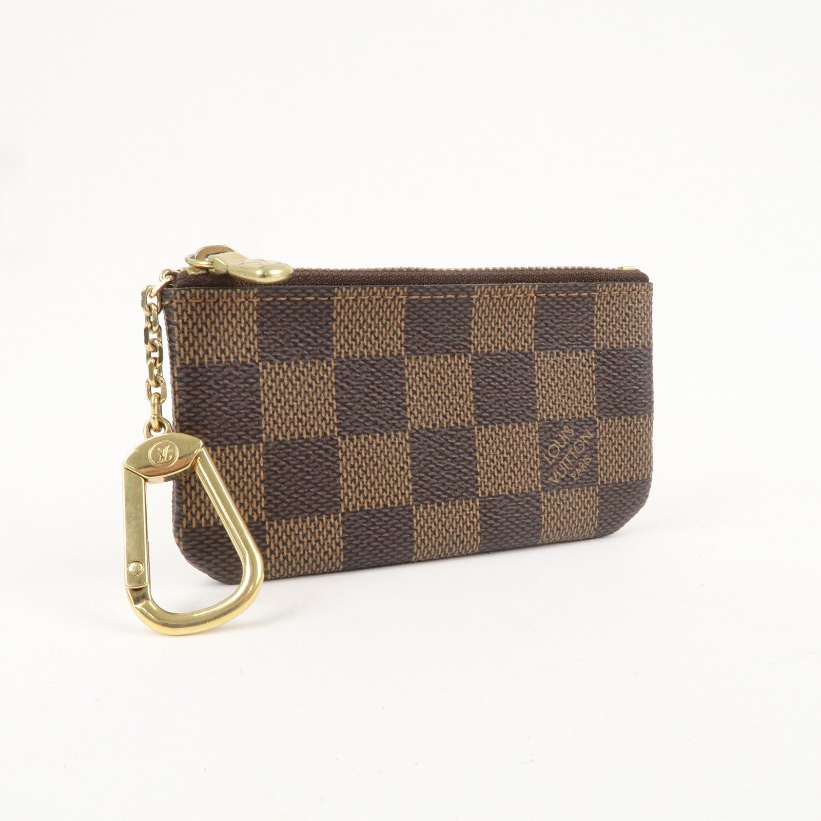 Louis Vuitton Damier Pochette Cles Coin Case Brown N62658