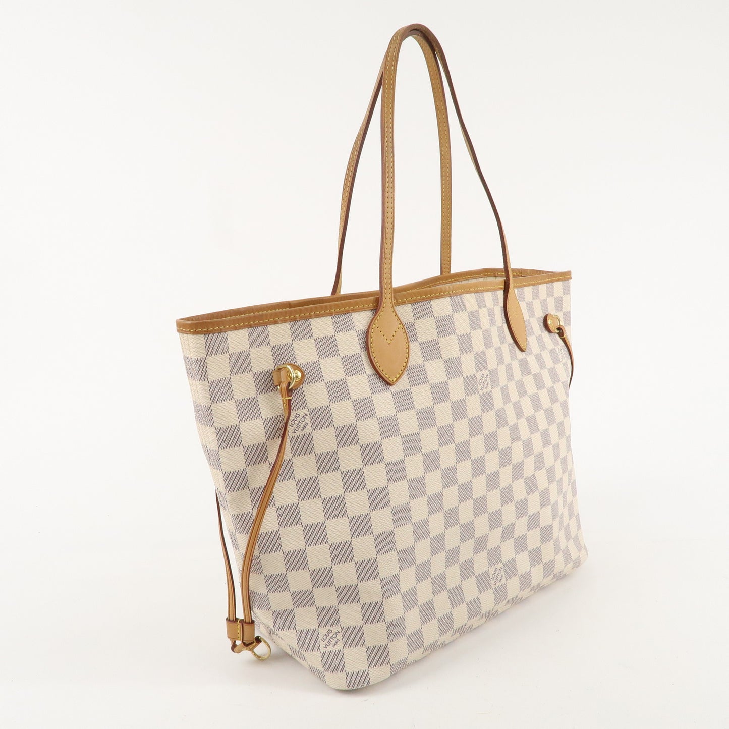 Louis Vuitton Damier Azur Neverfull MM Tote Bag N51107