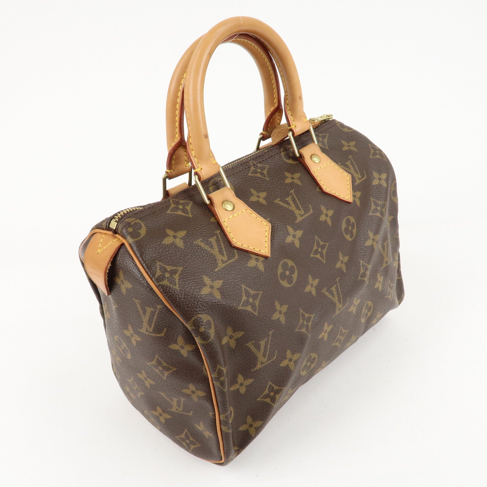 Louis Vuitton Monogram Speedy 25 Hand Bag Boston Bag M41528