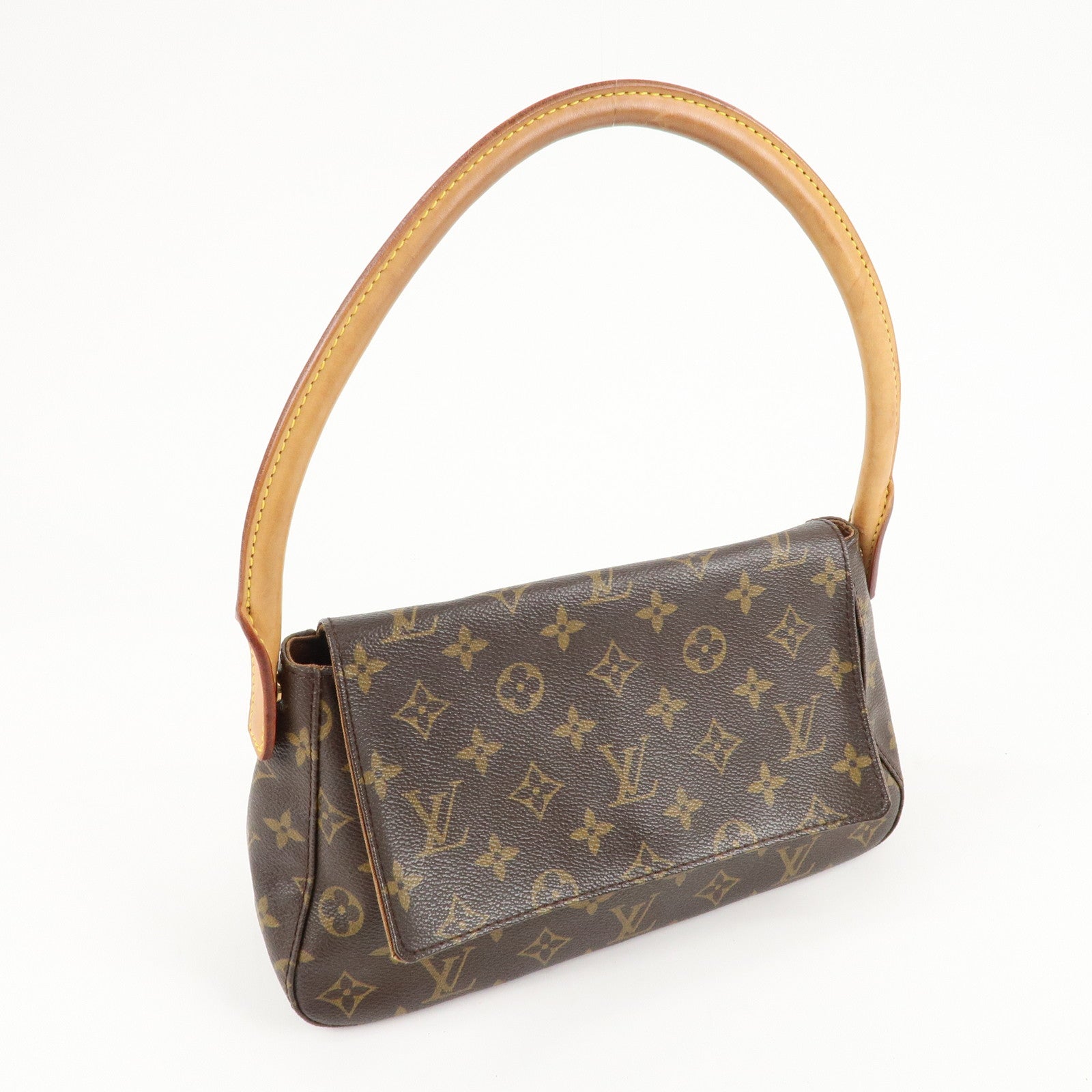 Louis Vuitton Monogram Mini Looping Shoulder Bag Hand Bag M51147