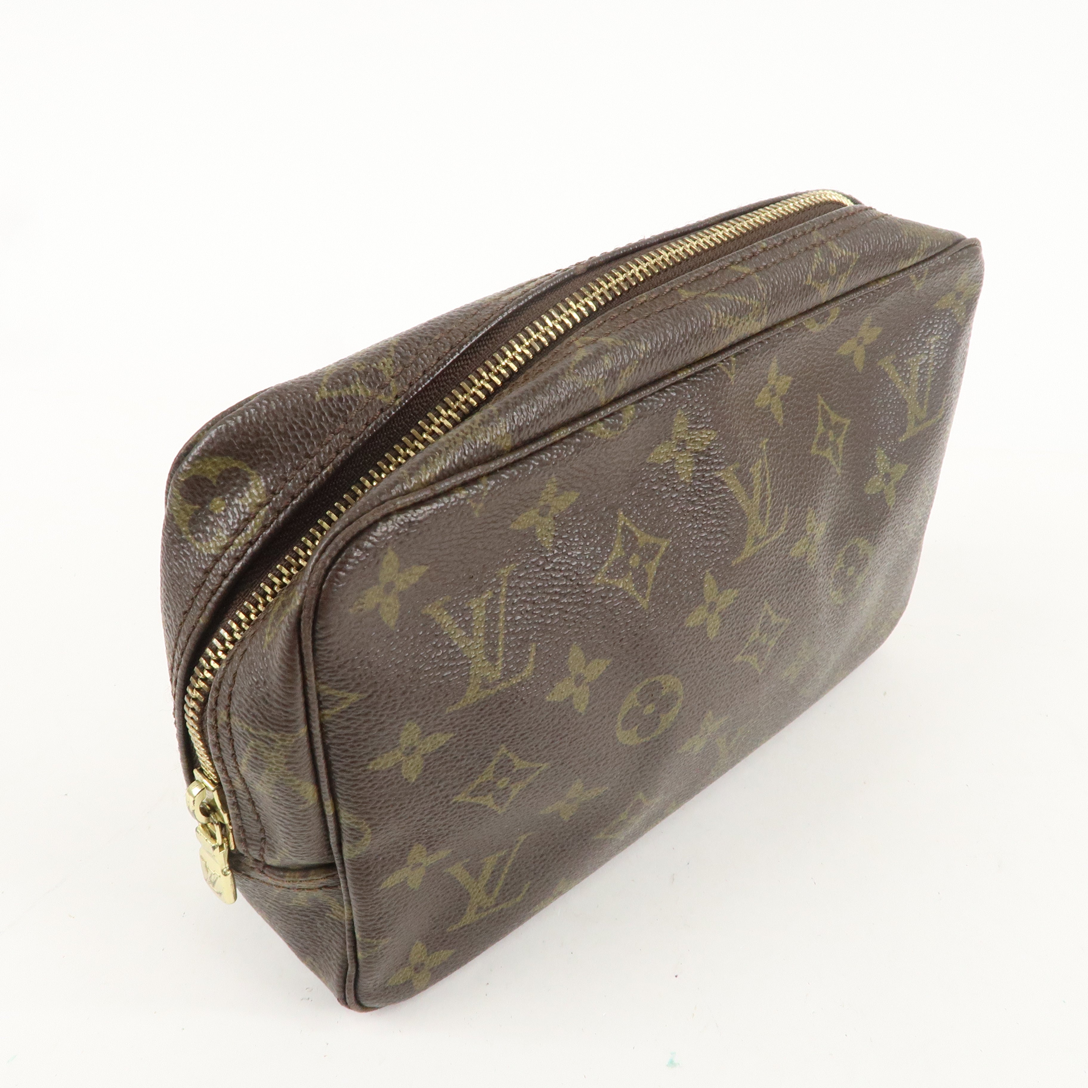 Louis Vuitton Monogram Trousse Toilette 23 Pouch Brown M47524