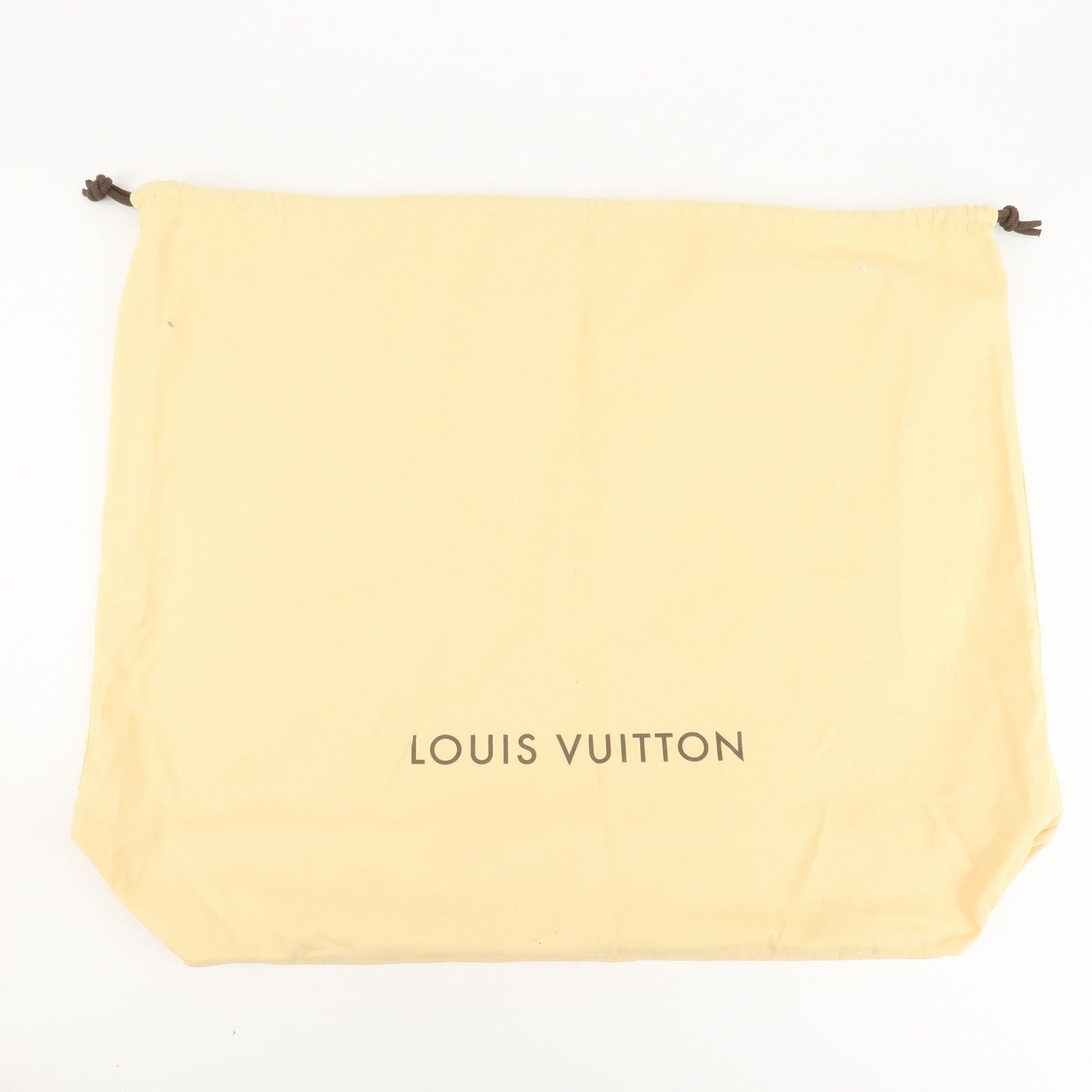 Louis Vuitton Set of 10 Dust Bag Drawstring Style Beige