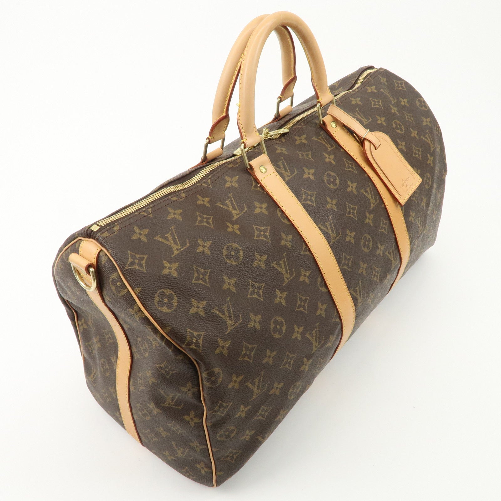 Louis Vuitton Monogram Keep All Bandouliere 50 Boston Bag M41416 Used