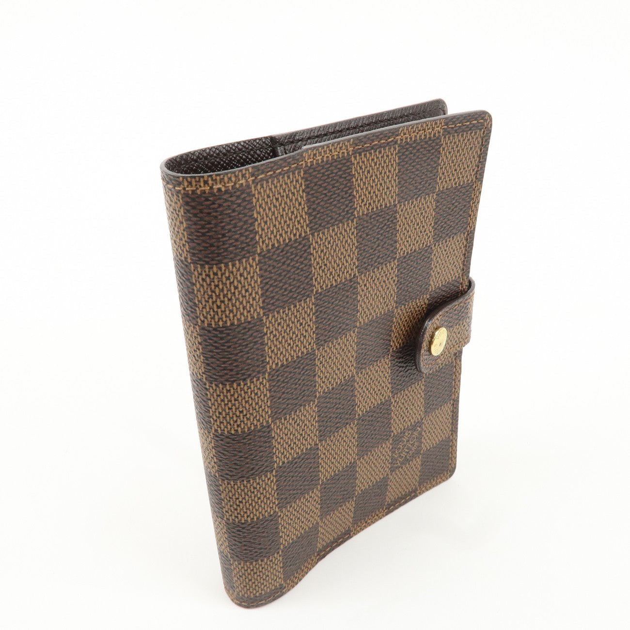 Louis Vuitton Damier Agenda PM Planner Cover Brown R20700