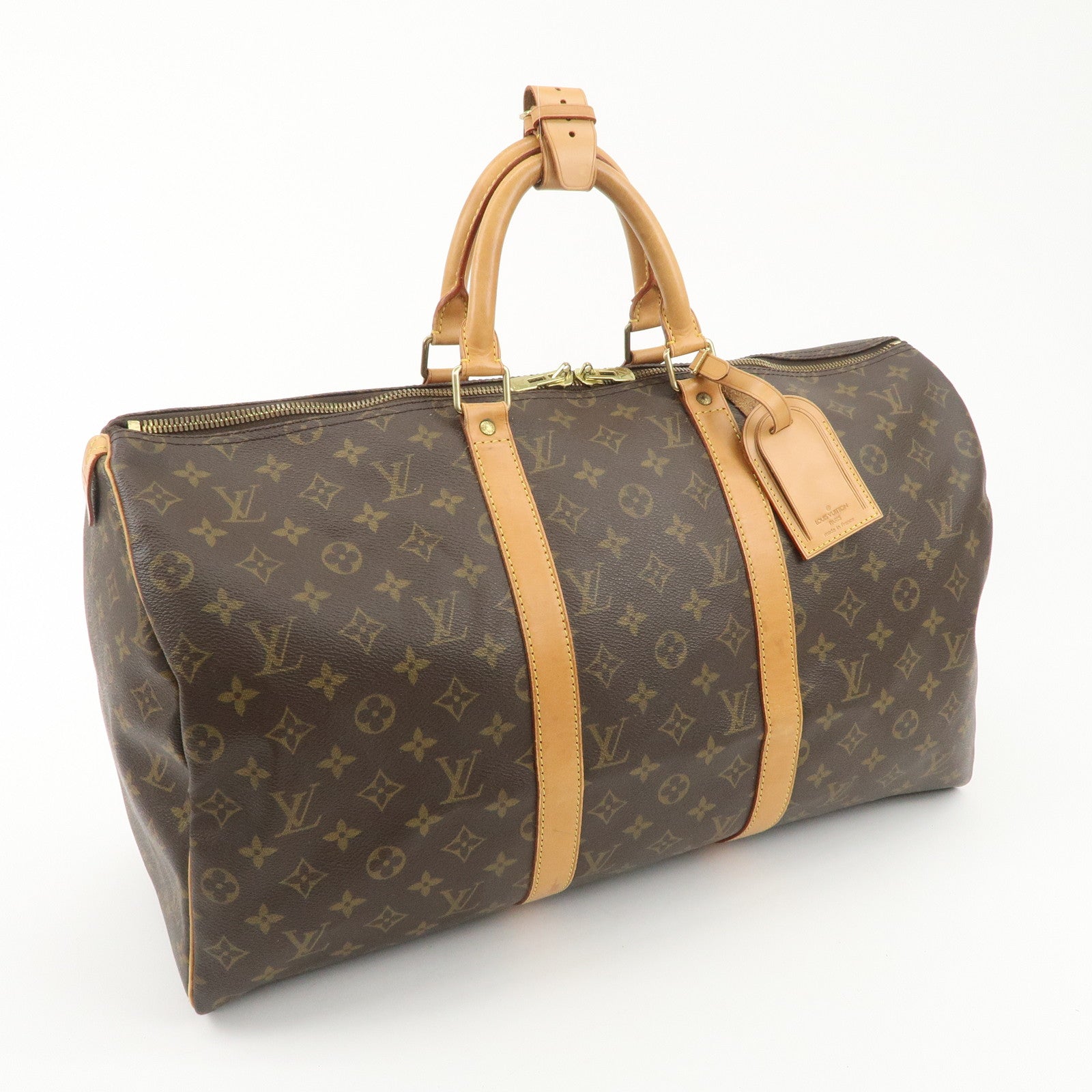 Louis Vuitton Monogram Keep All 50 Bag Old Style M41426 Used