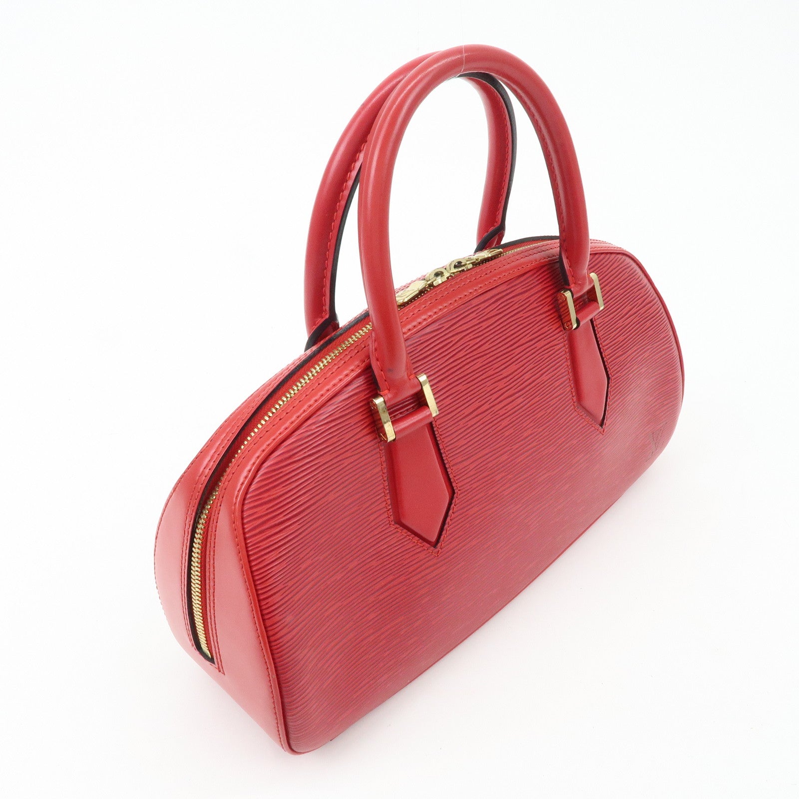 Louis Vuitton Epi Jasmine Hand Bag Castilian Red M52087