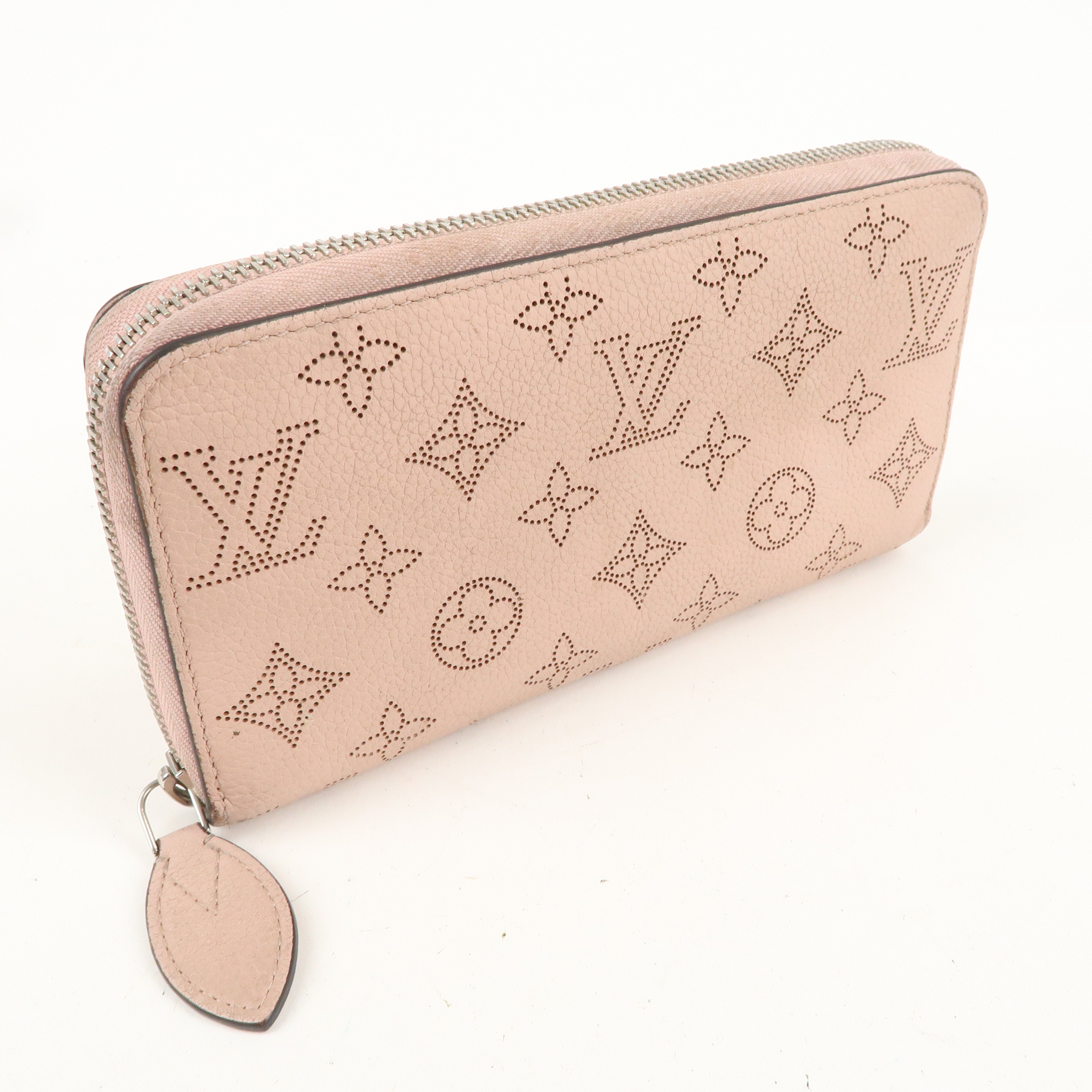 Louis Vuitton Monogram Mahina Zippy Wallet Rose Pink M61868