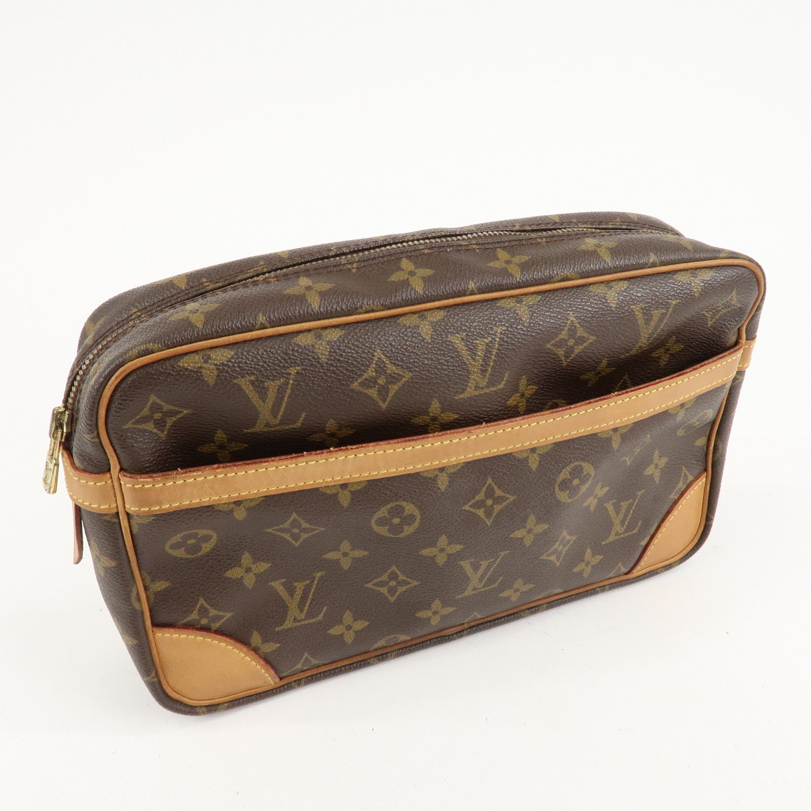 Louis Vuitton Monogram Compiegne 28 Pouch Clutch Bag M51845