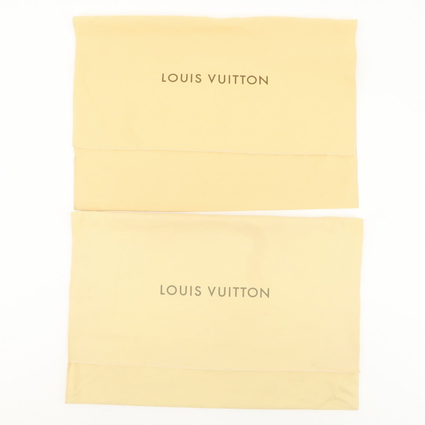 Louis Vuitton Set of 10 Dust Bag  (Flap Type 6 Drawstring 4) Beige