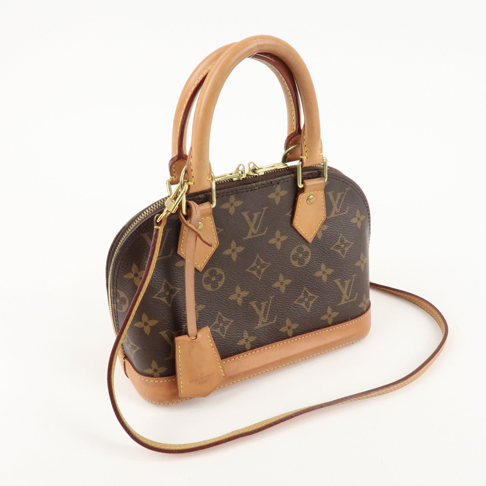 Louis Vuitton Monogram Alma BB 2Way Hand Bag Shoulder Bag M53152