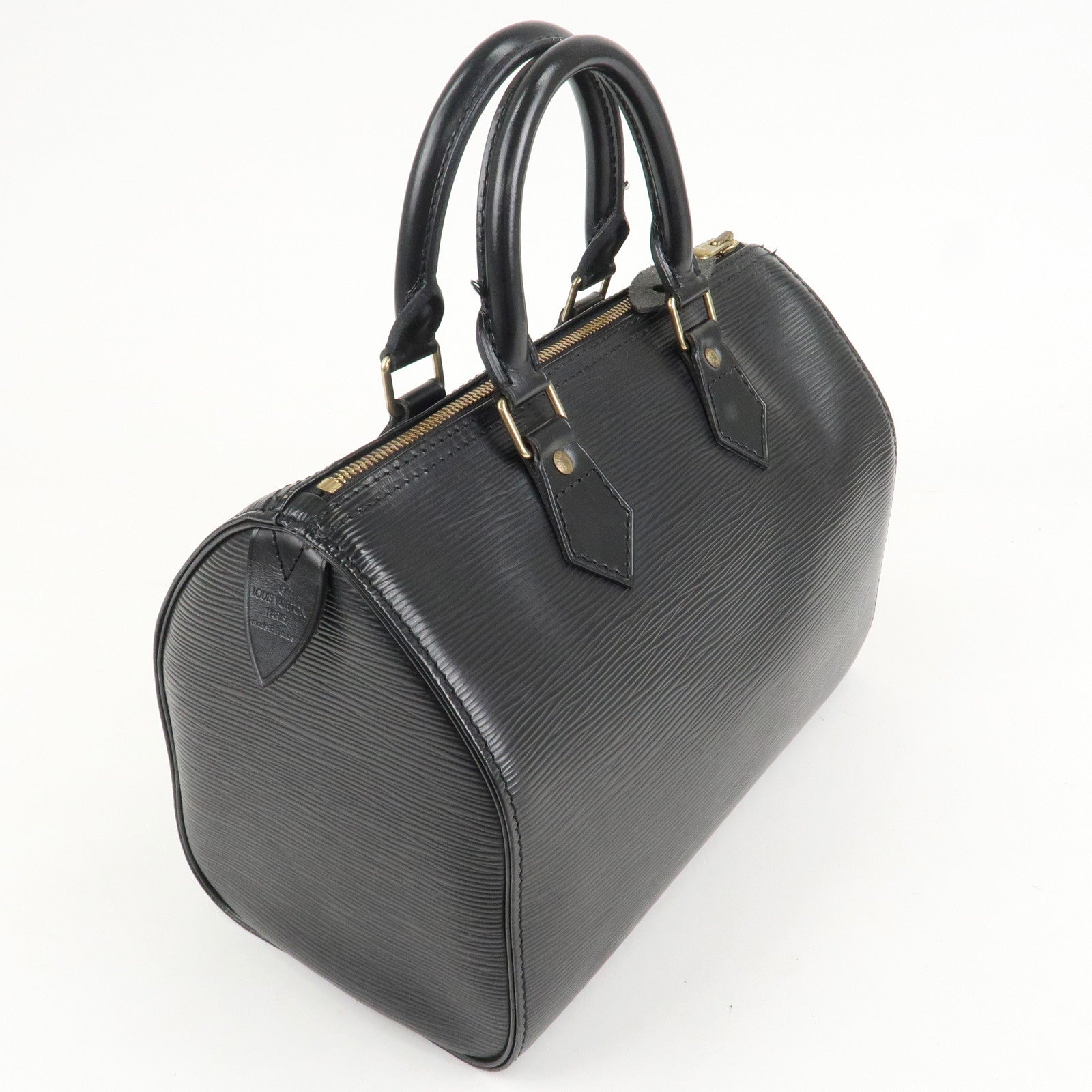 Louis Vuitton Epi Speedy 25 Boston Bag Hand Bag Noir M43012 Used