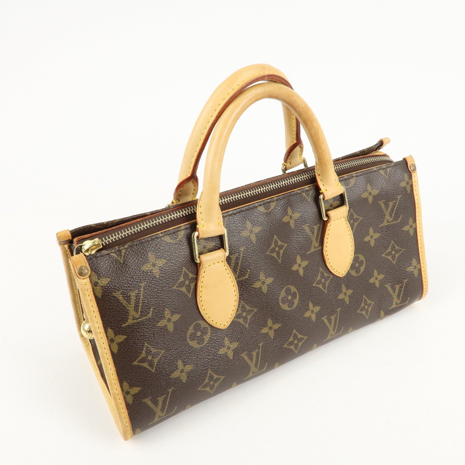 Louis Vuitton Monogram Popincourt Hand Bag Brown M40009