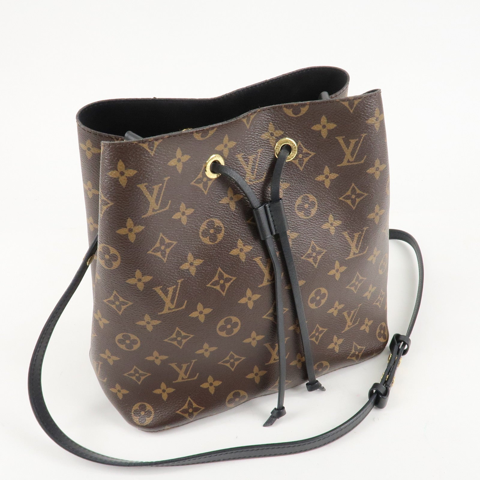 Louis Vuitton Monogram Neo Noe Shoulder Bag Noir M44020 Used