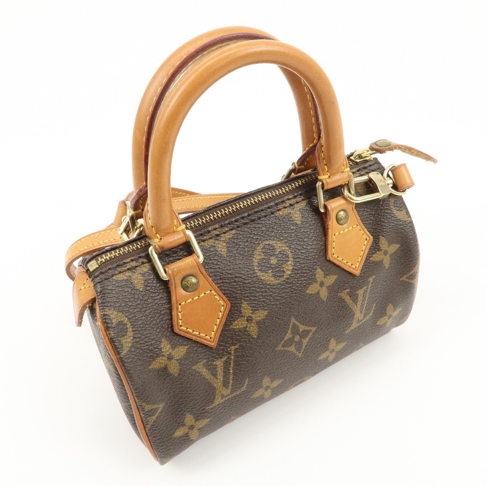 Louis Vuitton Monogram Mini Speedy & Strap M41534 J00145