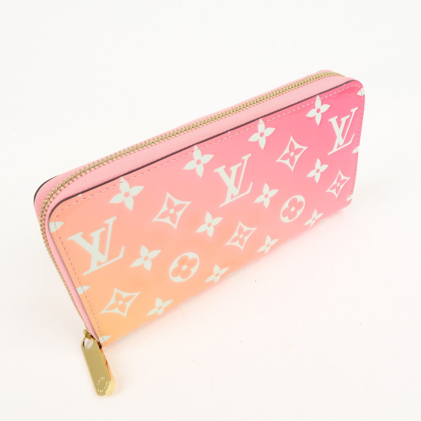 Louis Vuitton Monogram Vernis Zippy Wallet Sunrise Gradient