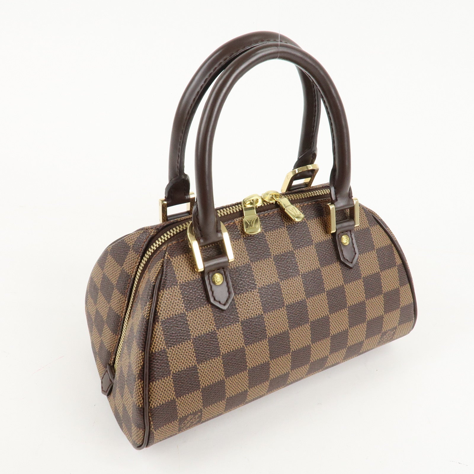 Louis Vuitton Damier Rivera Mini Hand Bag N41436 Brown