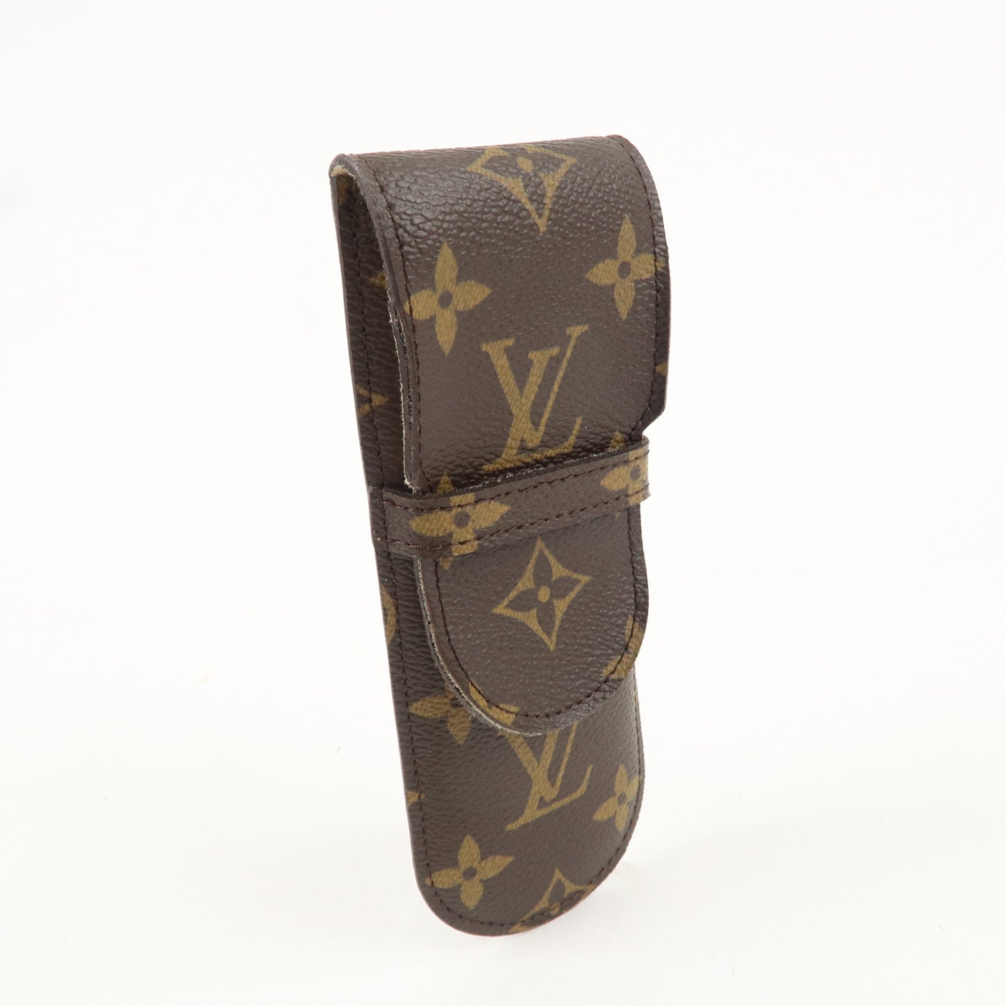 Louis Vuitton Monogram Etui Stilo Pen Case Brown M62990