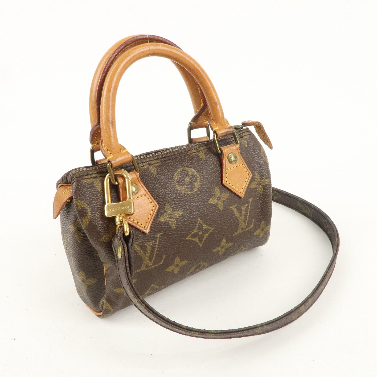 Louis Vuitton Monogram Mini Speedy & Strap M41534 J75010