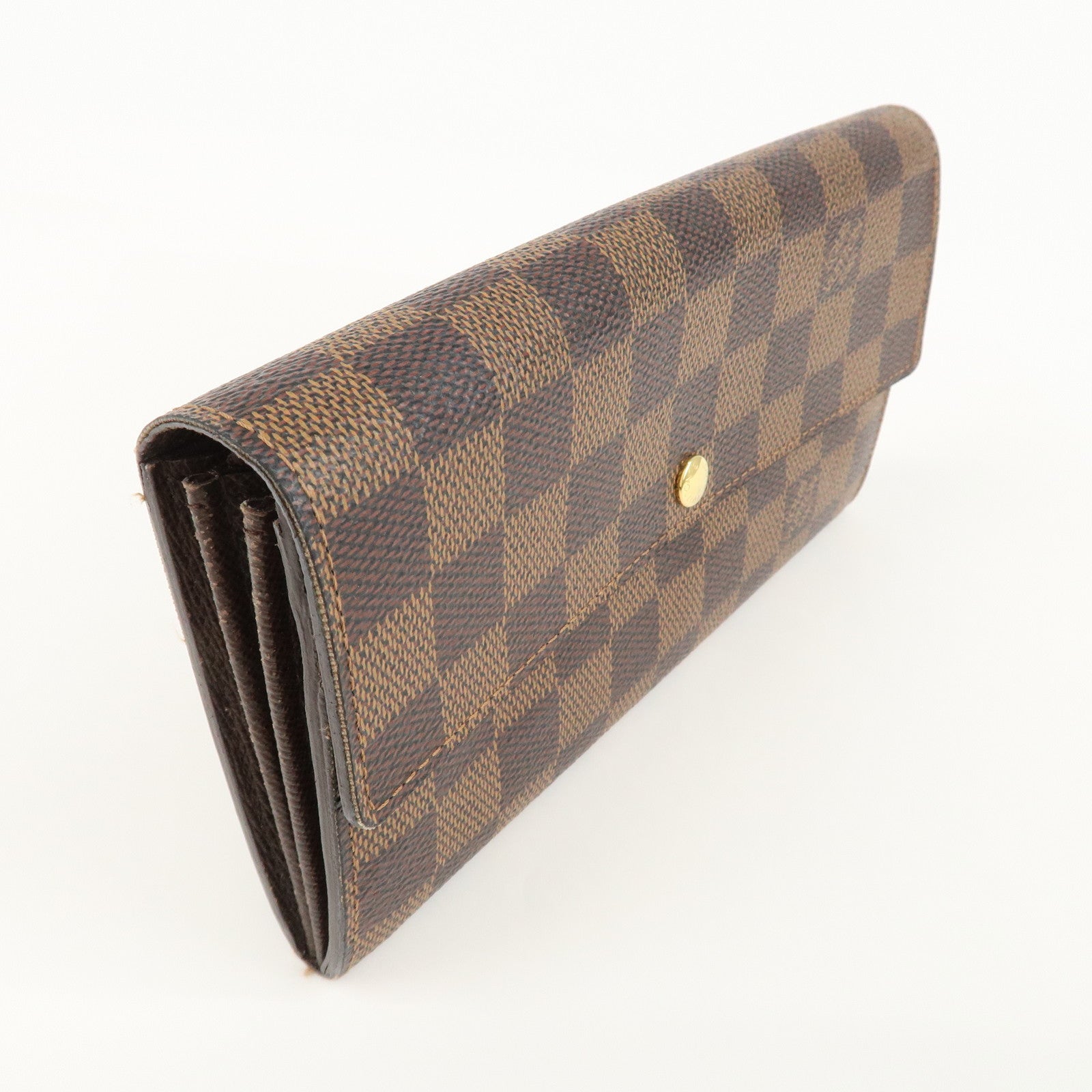 Louis Vuitton Damier Porte Monnaie Credit Long Wallet N61725