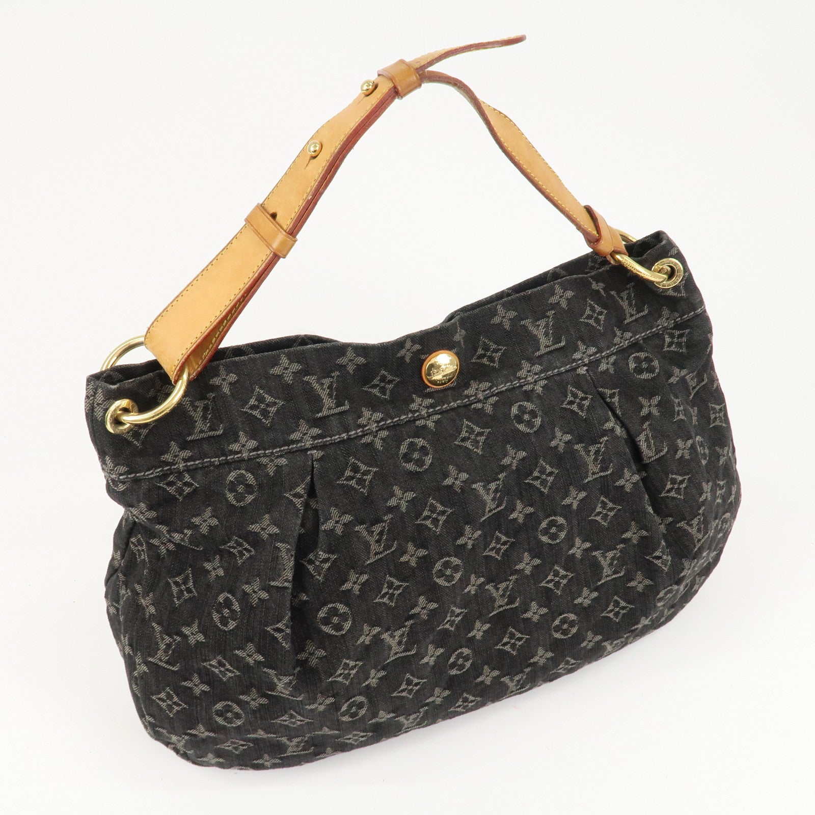 Louis Vuitton Monogram Denim Daily PM Shoulder Bag Noir M40494