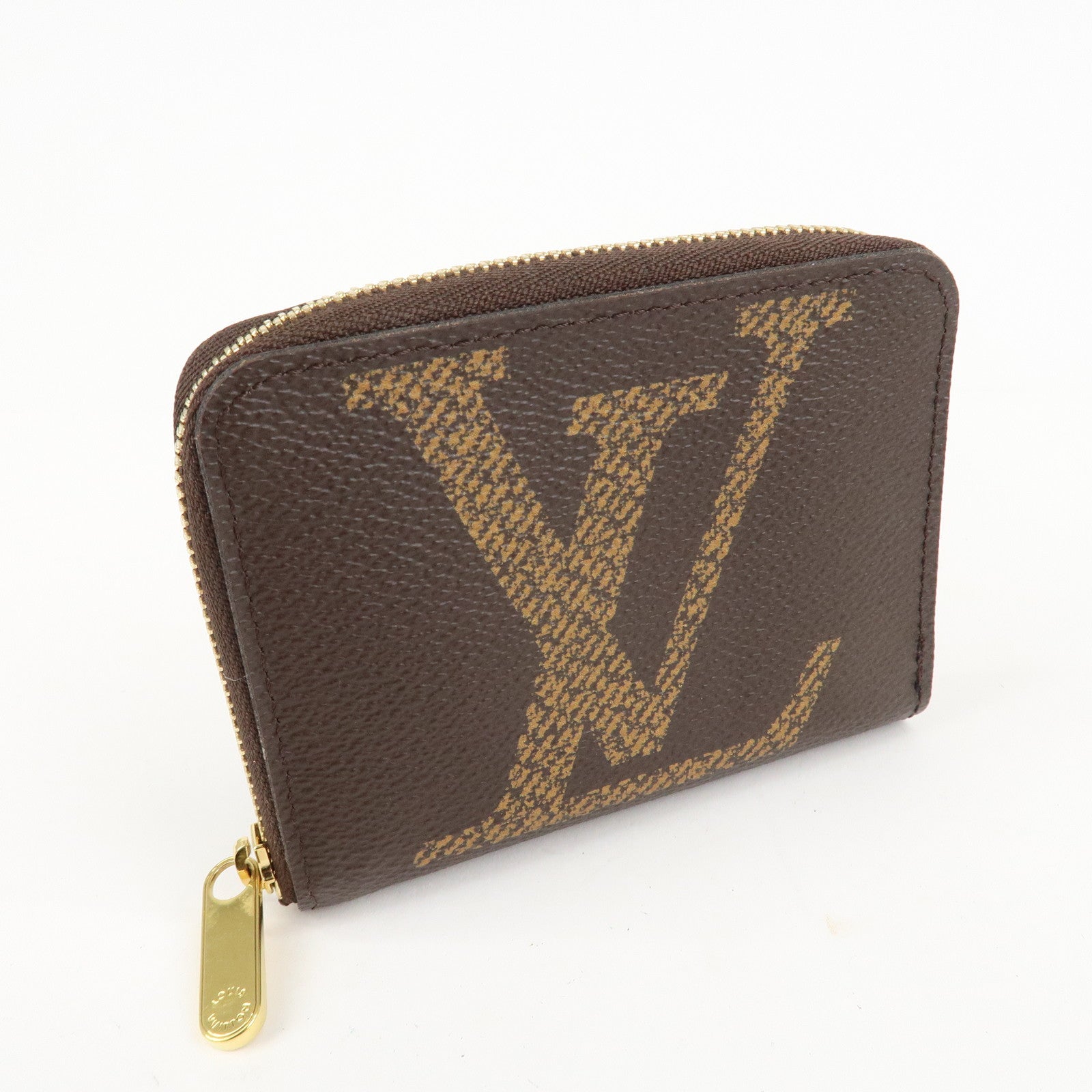 Louis Vuitton Monogram Giant Zippy Coin Case Brown M69354