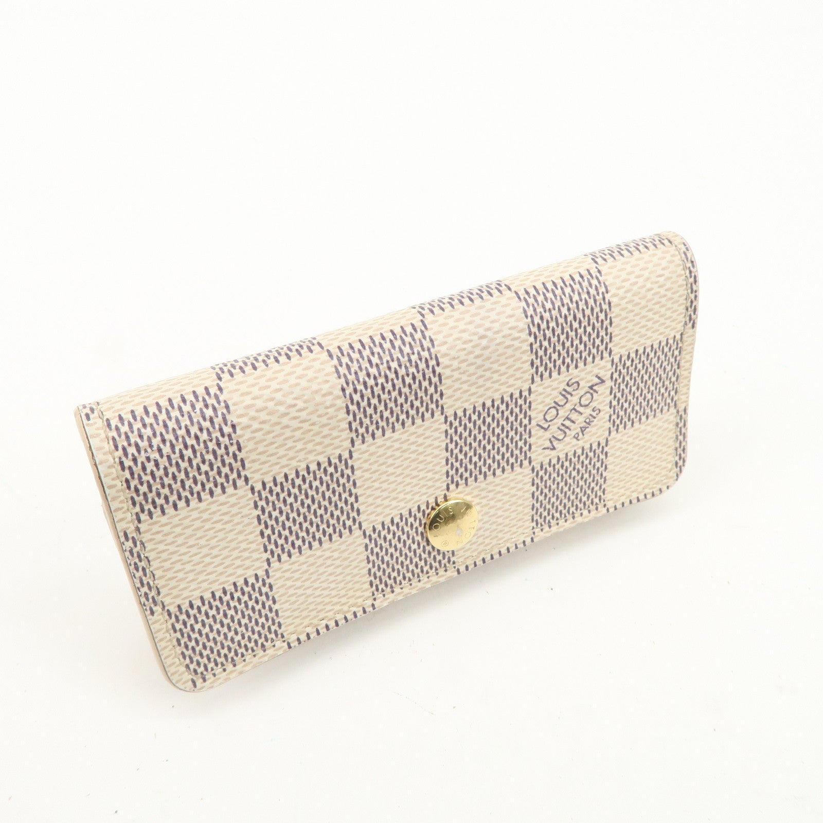 Louis Vuitton Damier Azur Multicle 4 Key Case N60386 Used