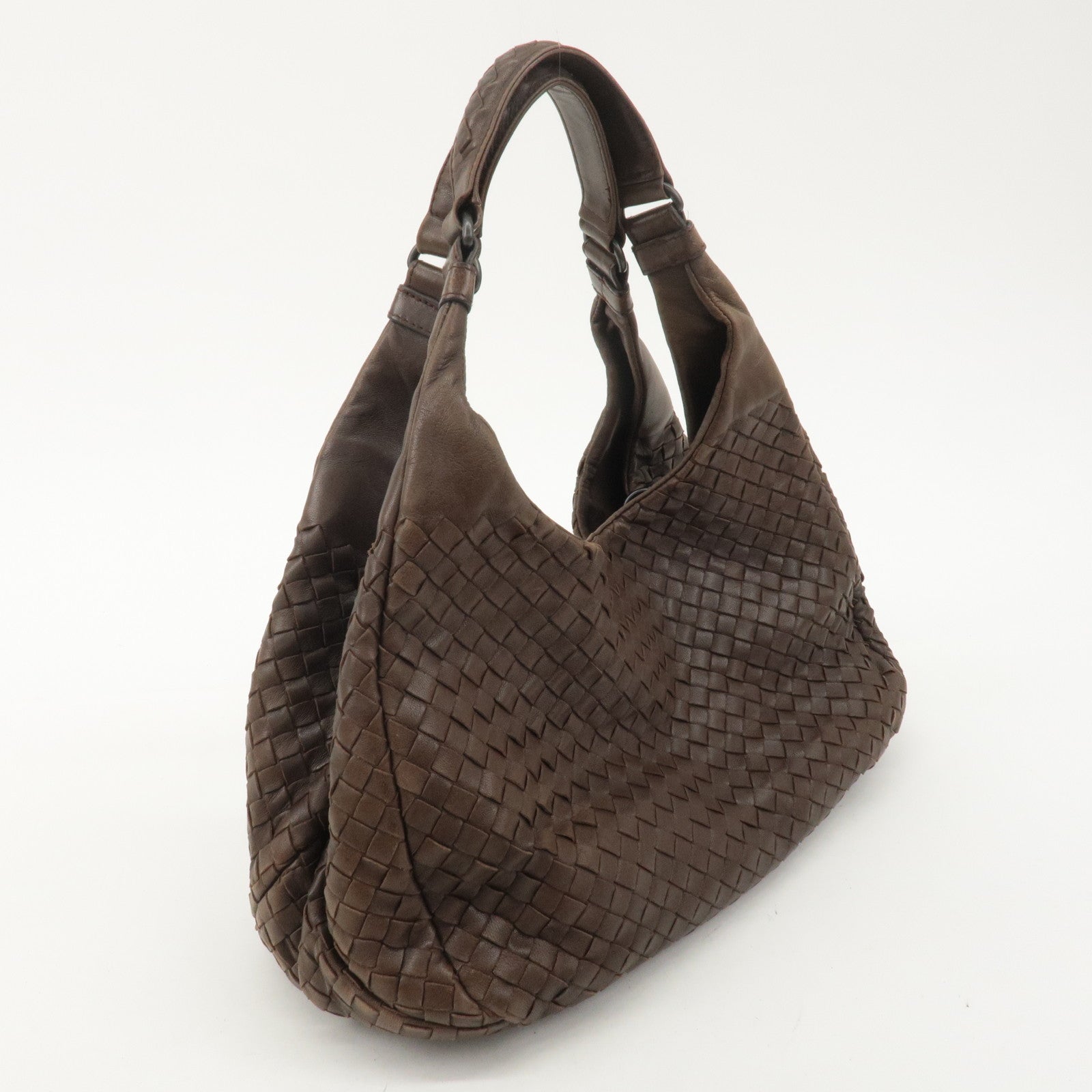 BOTTEGA VENETA Intrecciato Campana Medium Shoulder Bag 125787