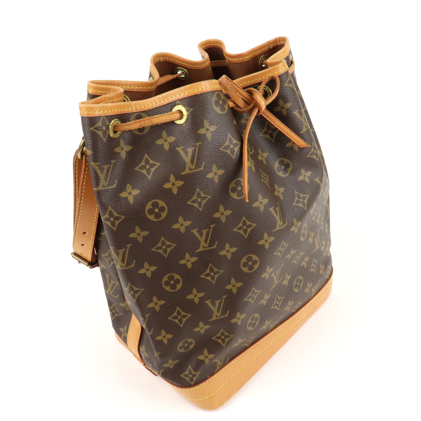 Louis Vuitton Monogram Noe Shoulder Bag Hand Bag Brown M42224