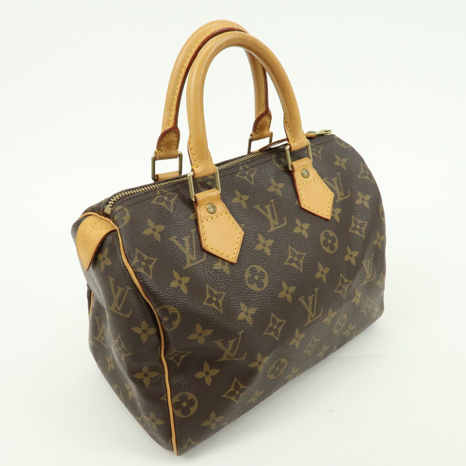 Louis Vuitton Monogram Speedy 25 Hand Bag Boston Bag M41528