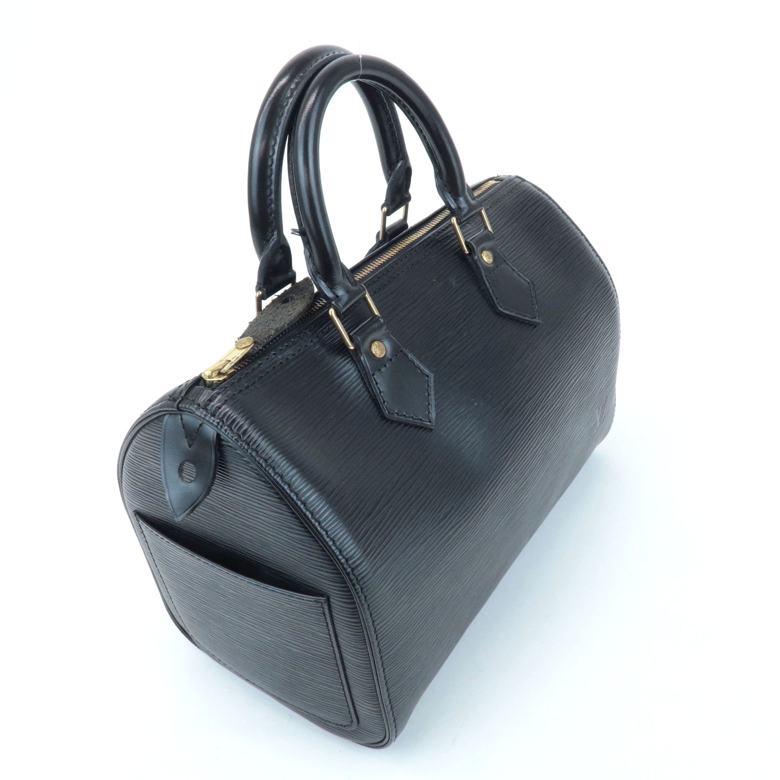 Louis Vuitton Epi Speedy 25 Hand Bag Noir M59032