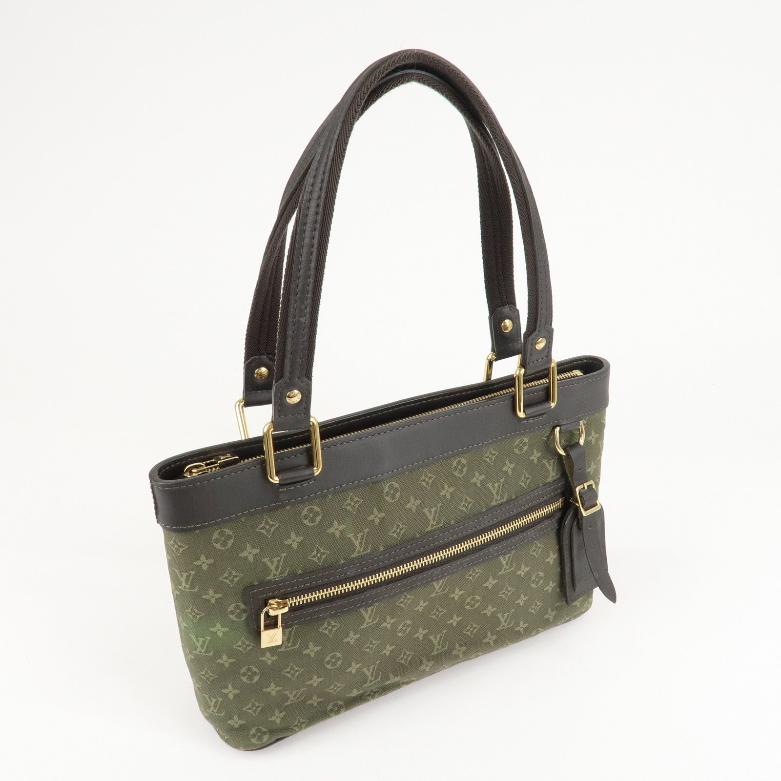 Louis Vuitton Monogram Mini Lucille PM Hand Bag TST Khaki M92682