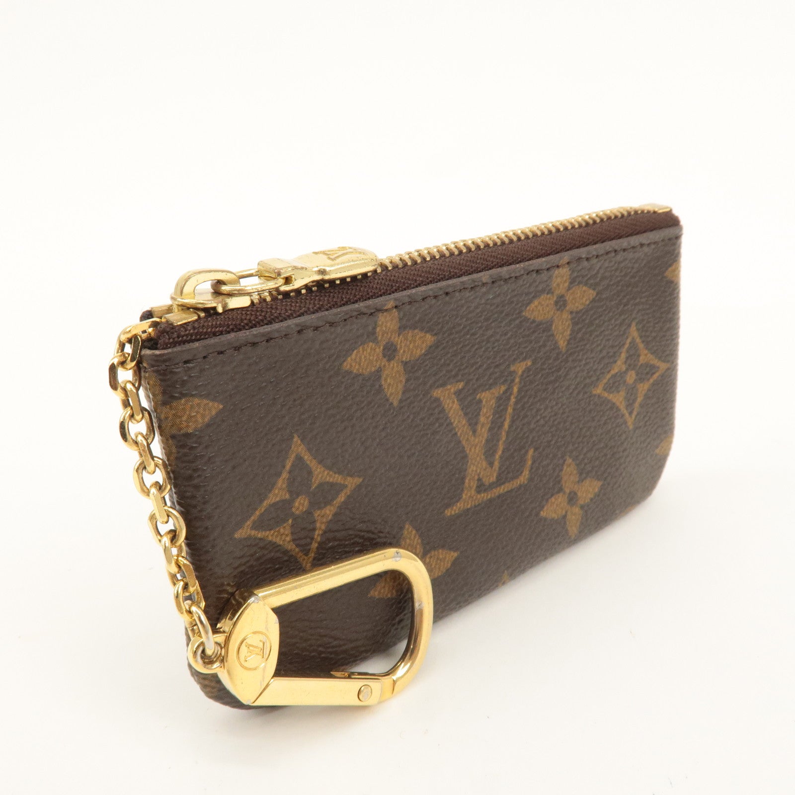 Louis Vuitton Monogram Pochette Cles Coin Case Key Case M62650