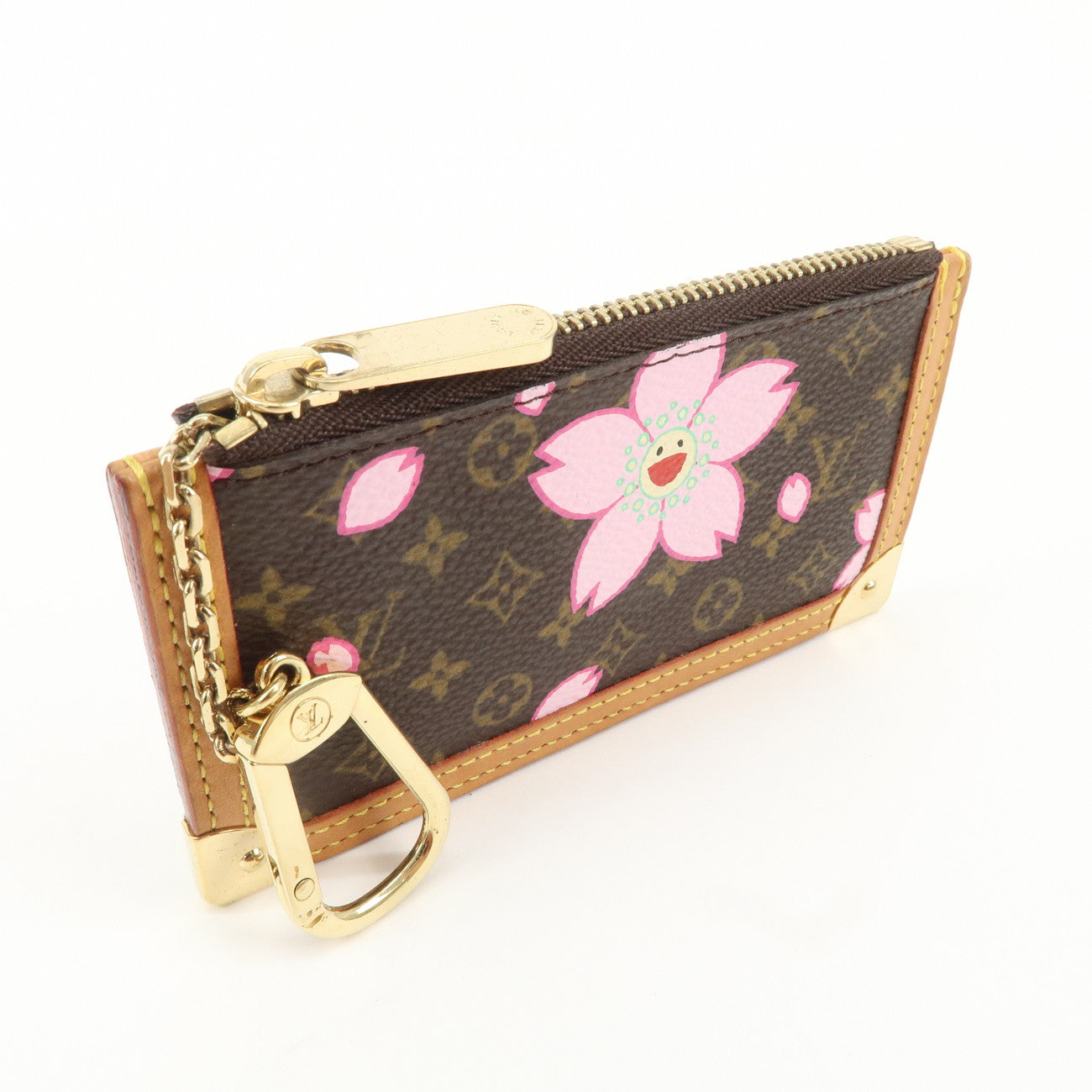 Louis Vuitton Cherry Blossom Pochette Cles Coin Case M92015