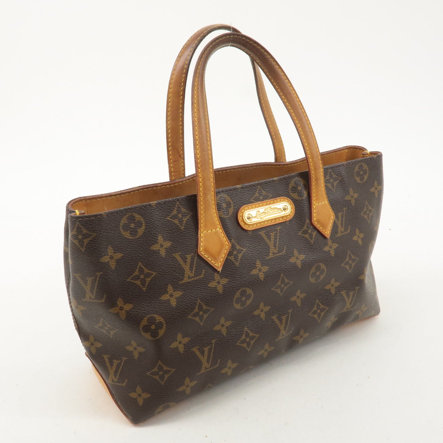 Louis Vuitton Monogram Wilshire PM Hand Bag Tote Bag M45643