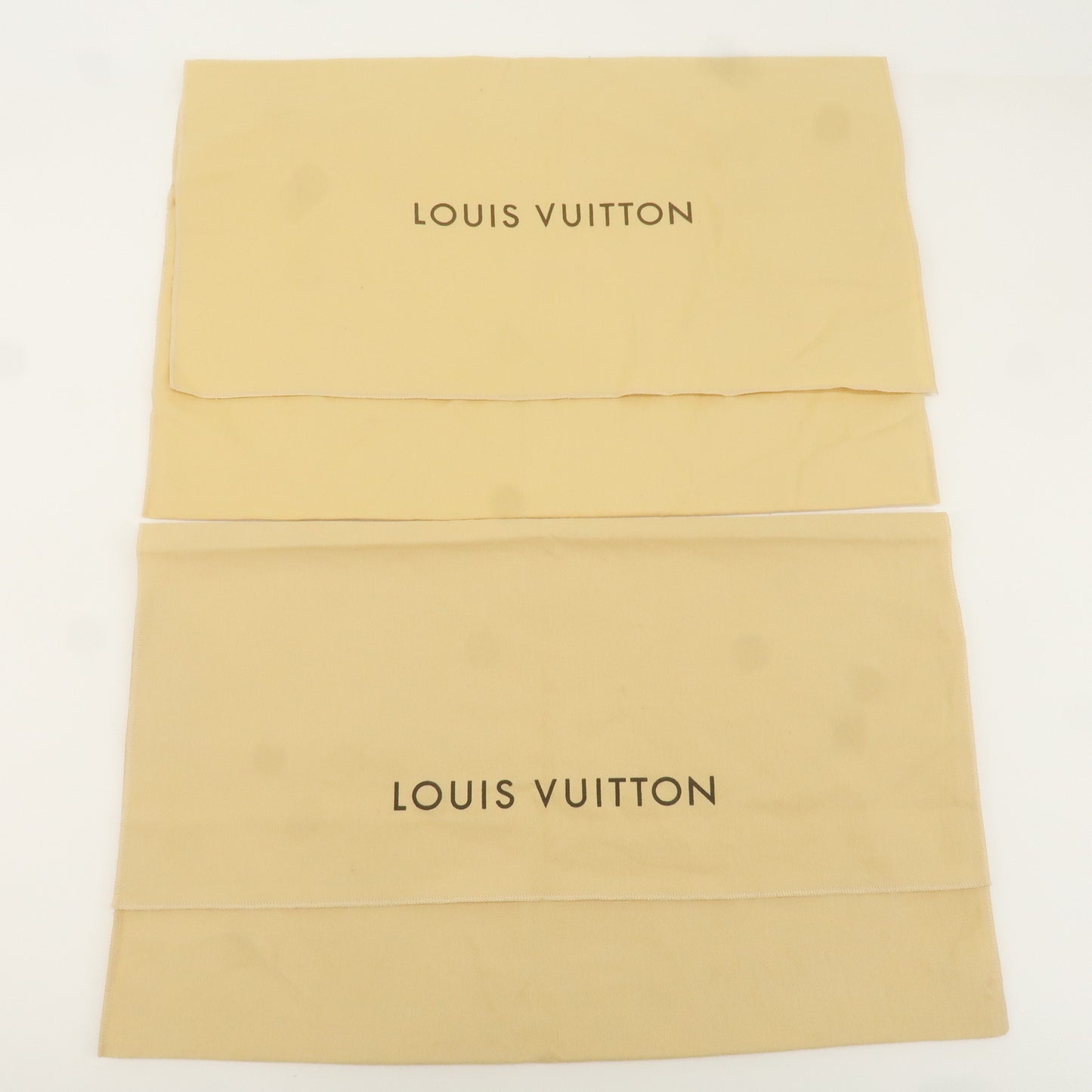 Louis Vuitton Set of 10 Dust Bag Storage Bag Flap Beige