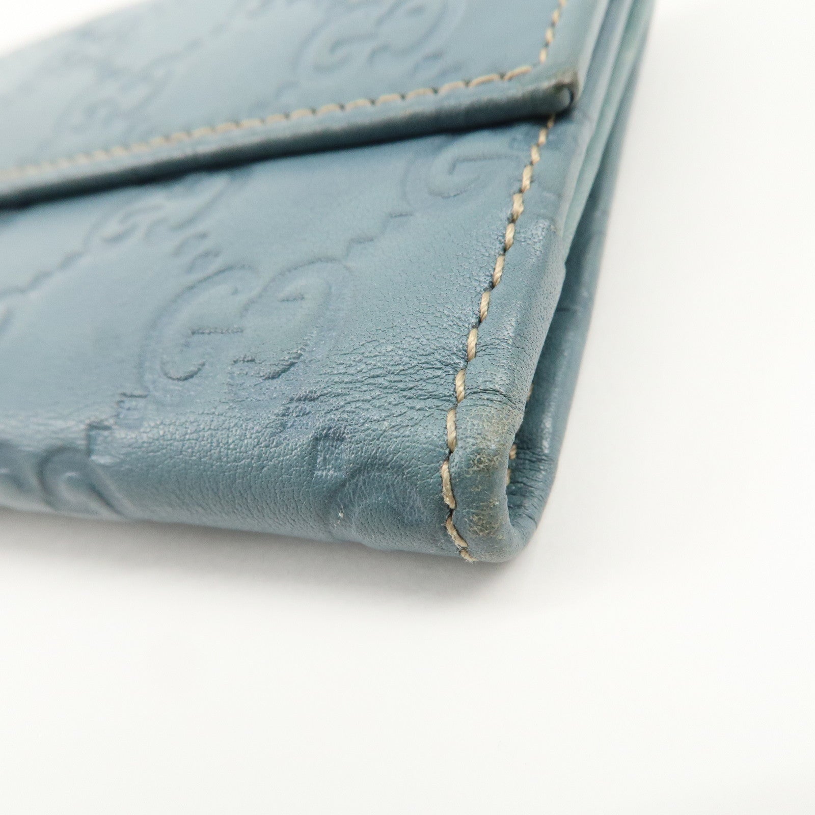 GUCCI Guccissima Set of 3 Long Wallet 143389 203618 308005 Used