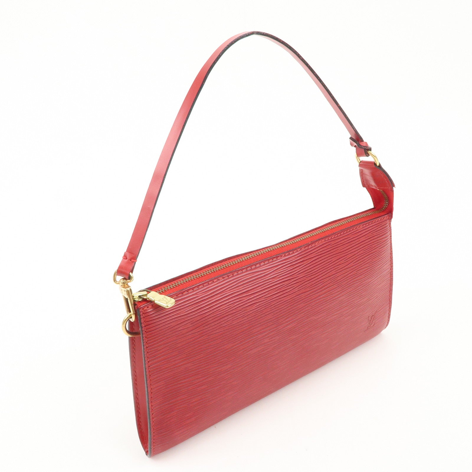 Louis Vuitton Epi Pochette Accessoire Hand Bag Red M40776