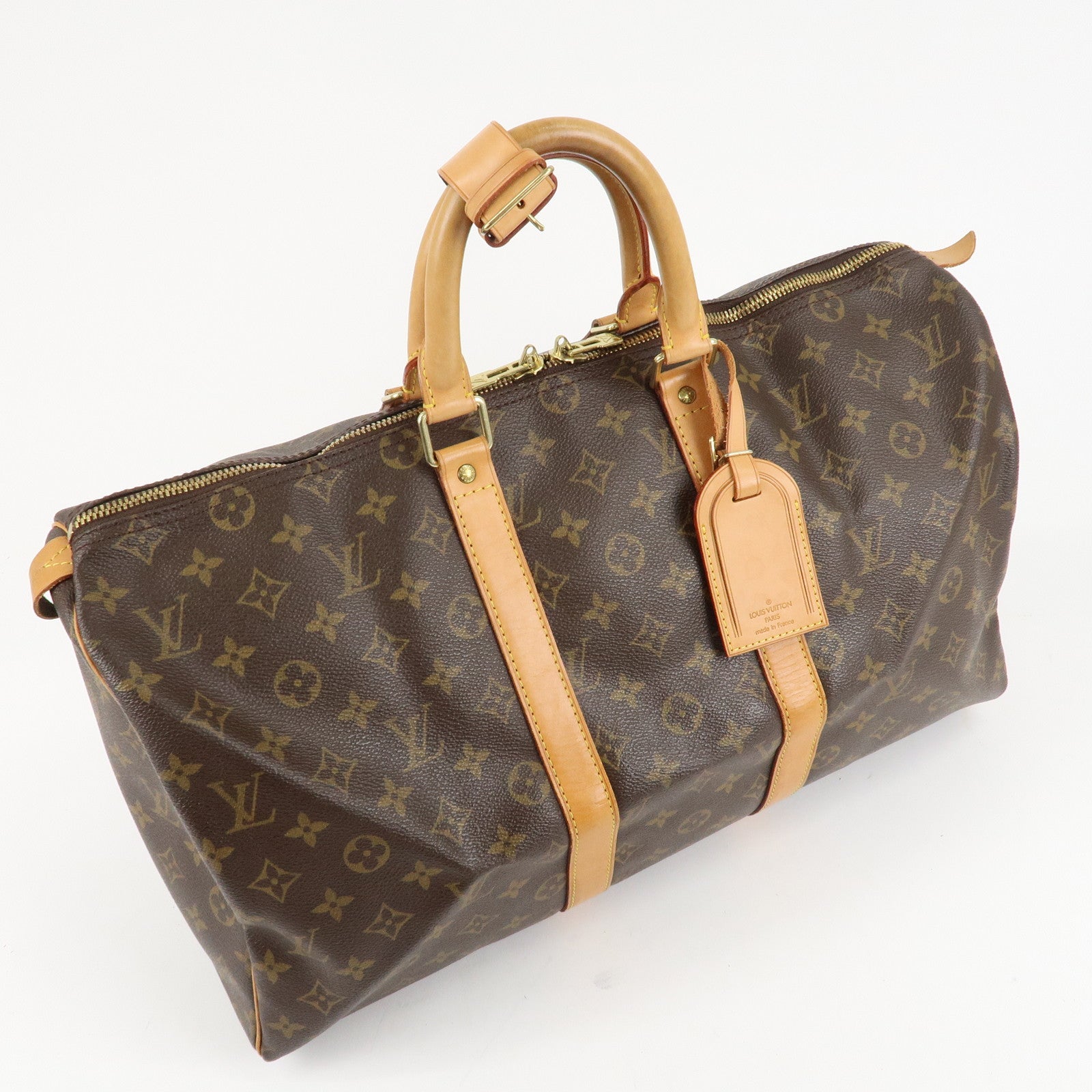 Louis Vuitton Monogram Keep All 45 Boston Bag M41428