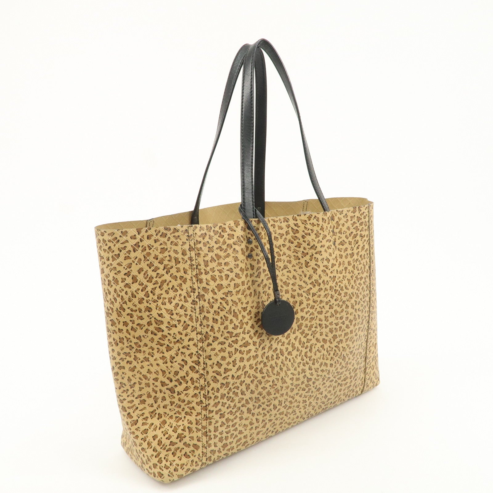 BOTTEGA VENETA Intreccio Mirage Leather Tote Bag Leopard 298780