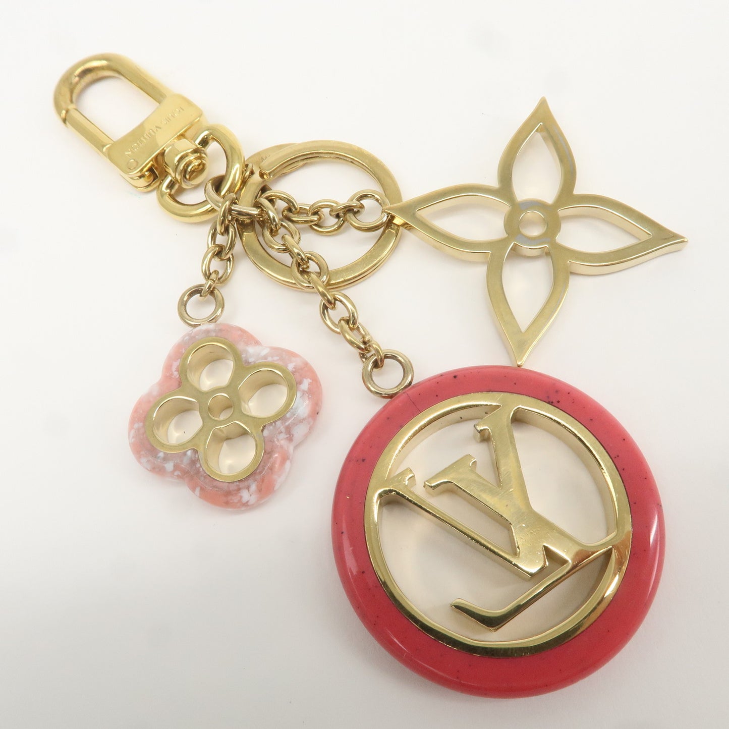 Louis Vuitton Porte Cles Color Line Charm Key Ring M64525