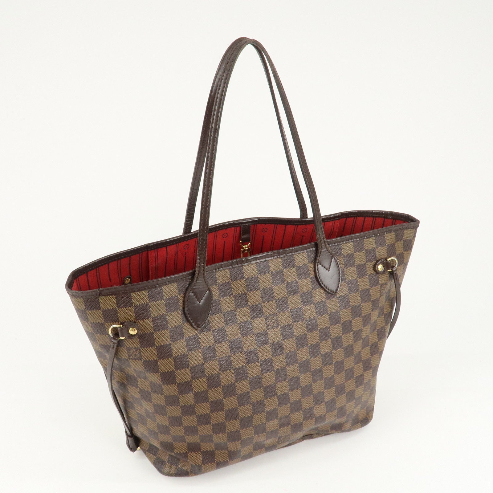 Louis Vuitton Damier Neverfull MM Tote Bag Damier Ebene N51105