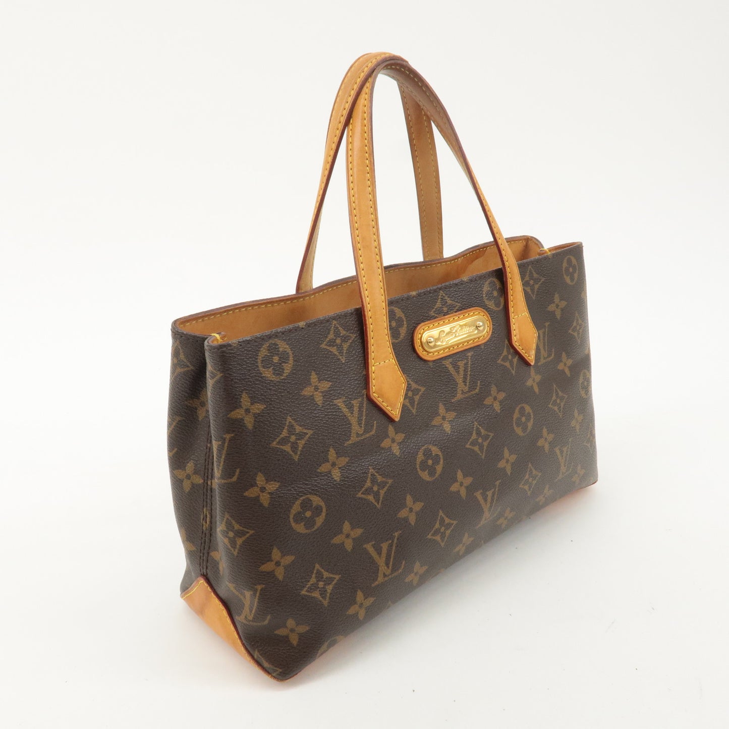 Louis Vuitton Monogram Wilshire PM Hand Bag Tote Bag M45643