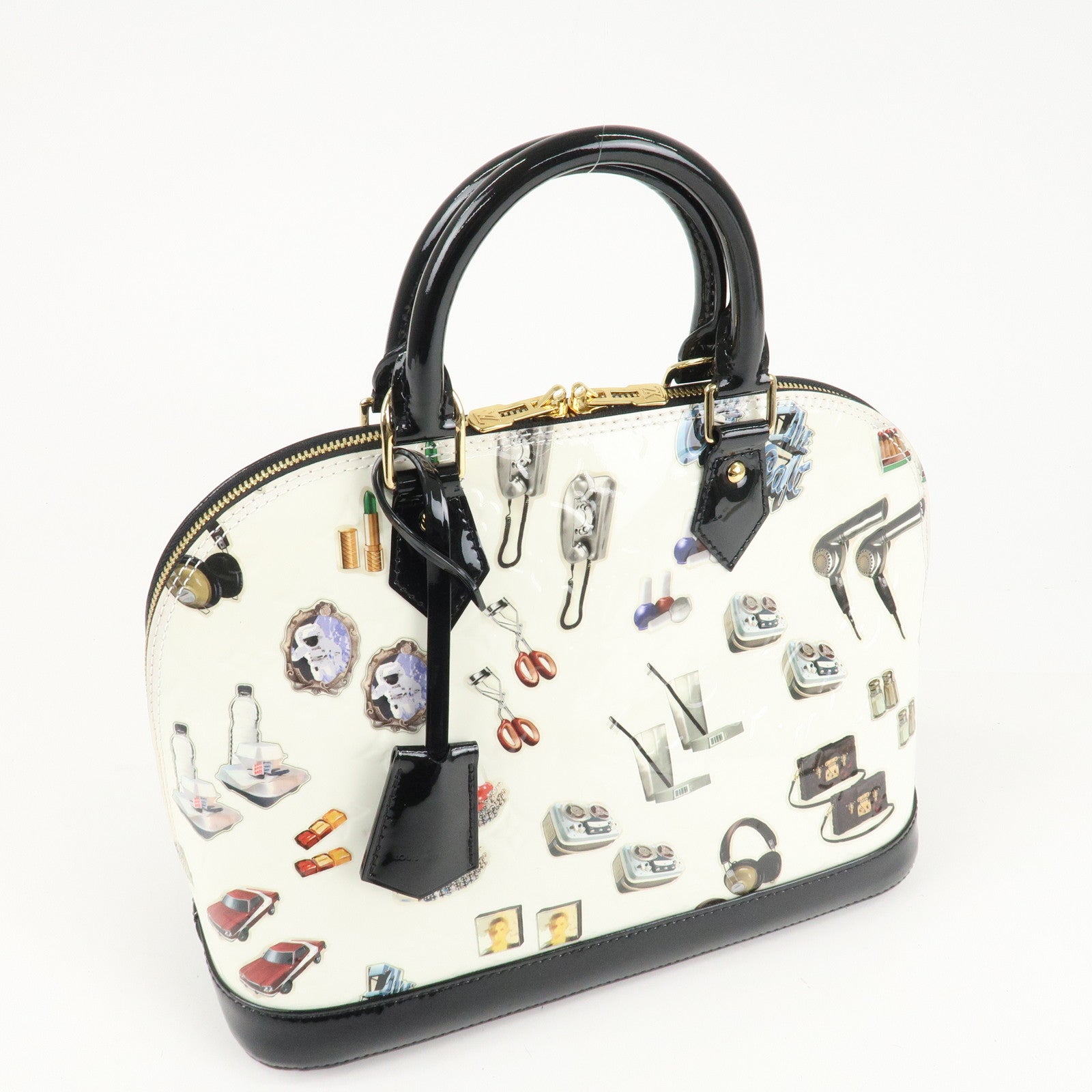 Louis Vuitton Monogram Vernis Sticker Collection Alma PM M50466