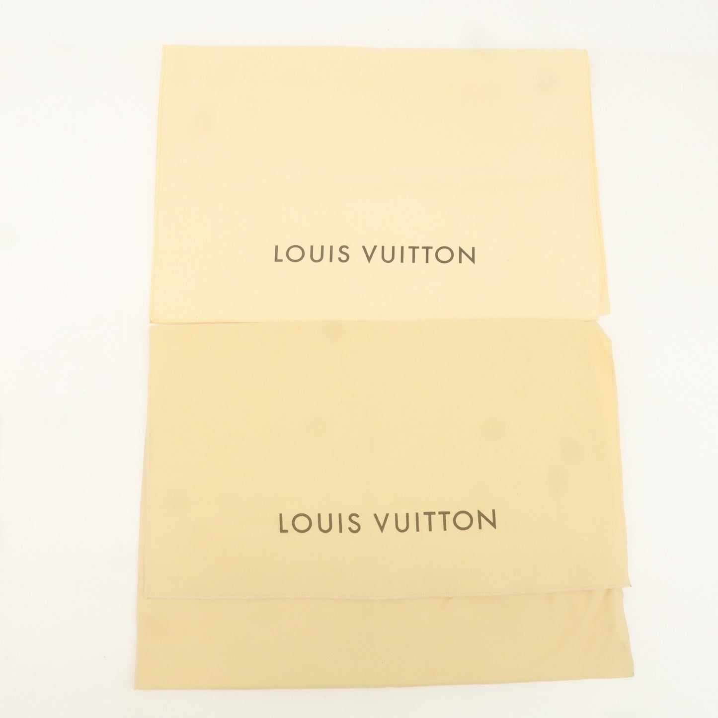 Louis Vuitton Set of 10 Dust Bag Storage Bag Flap Beige