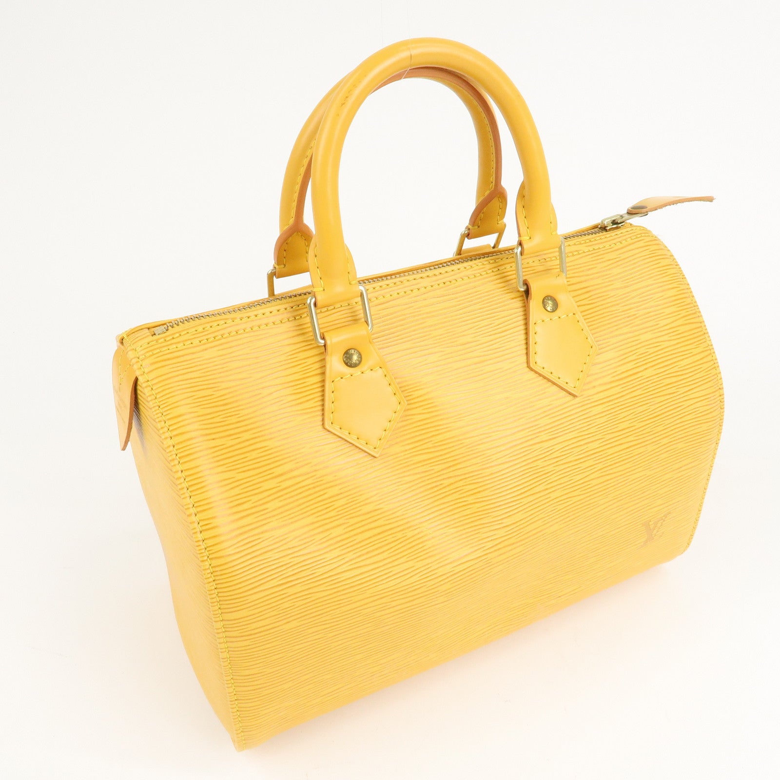 Louis Vuitton Epi Speedy 25 Boston Bag Hand Bag Yellow M43019