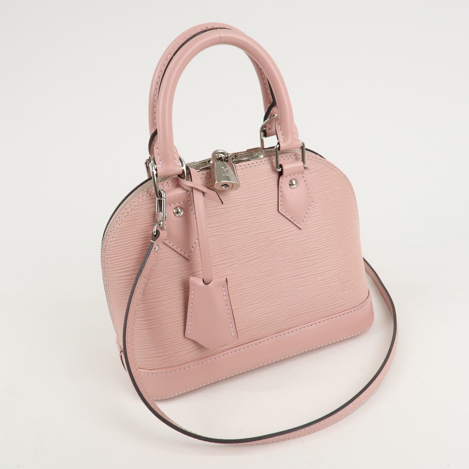 Louis Vuitton Epi Alma BB 2Way Hand Bag Rose Ballerine M41327